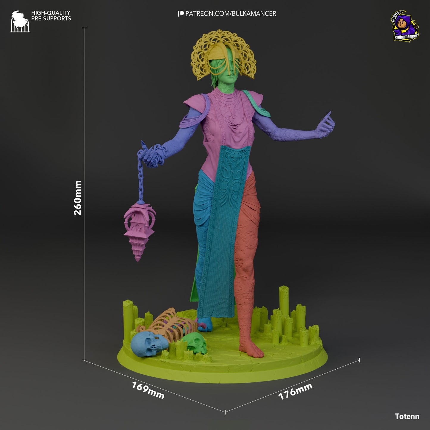 The Priestess 3d Printed Model Kit