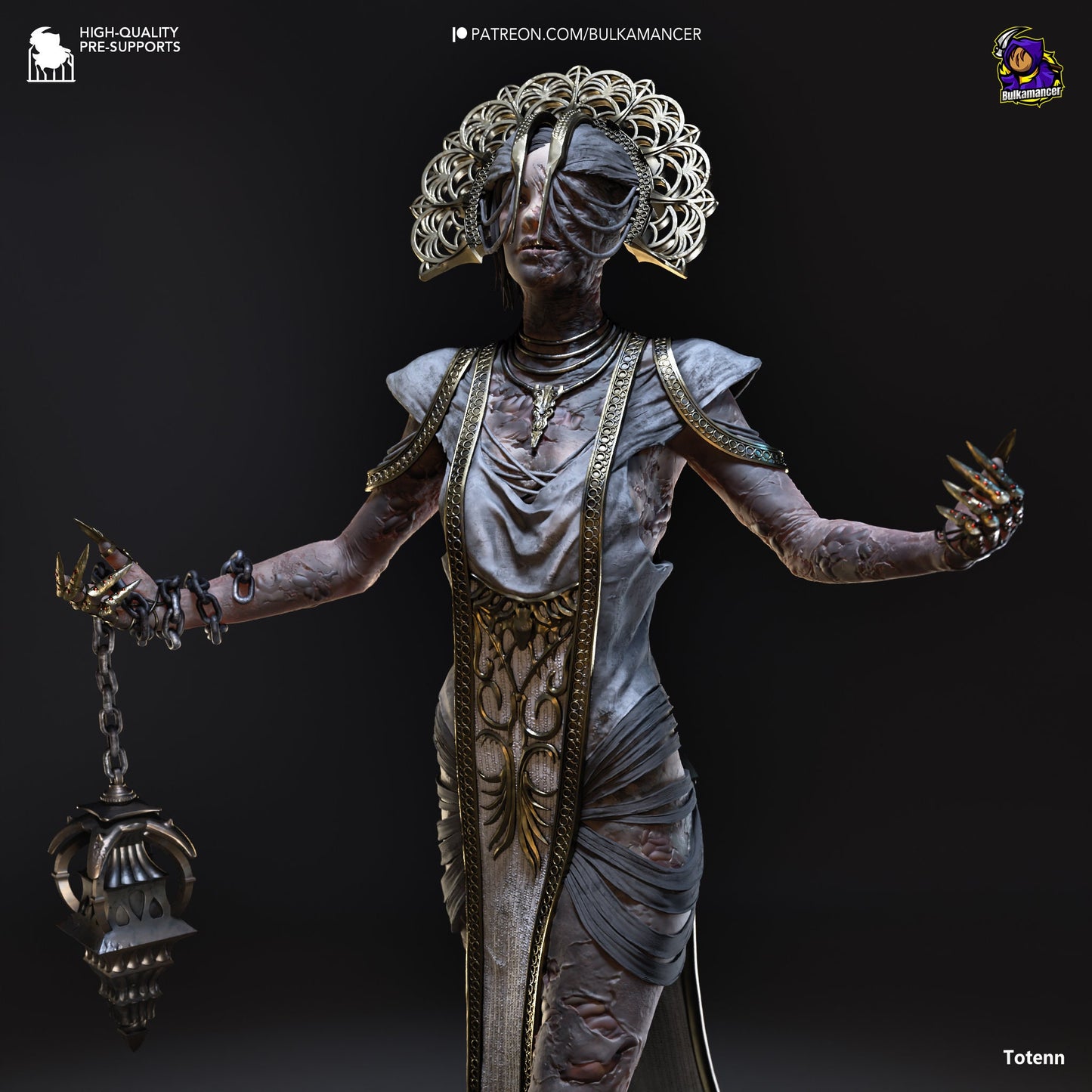 The Priestess 3d Printed Model Kit