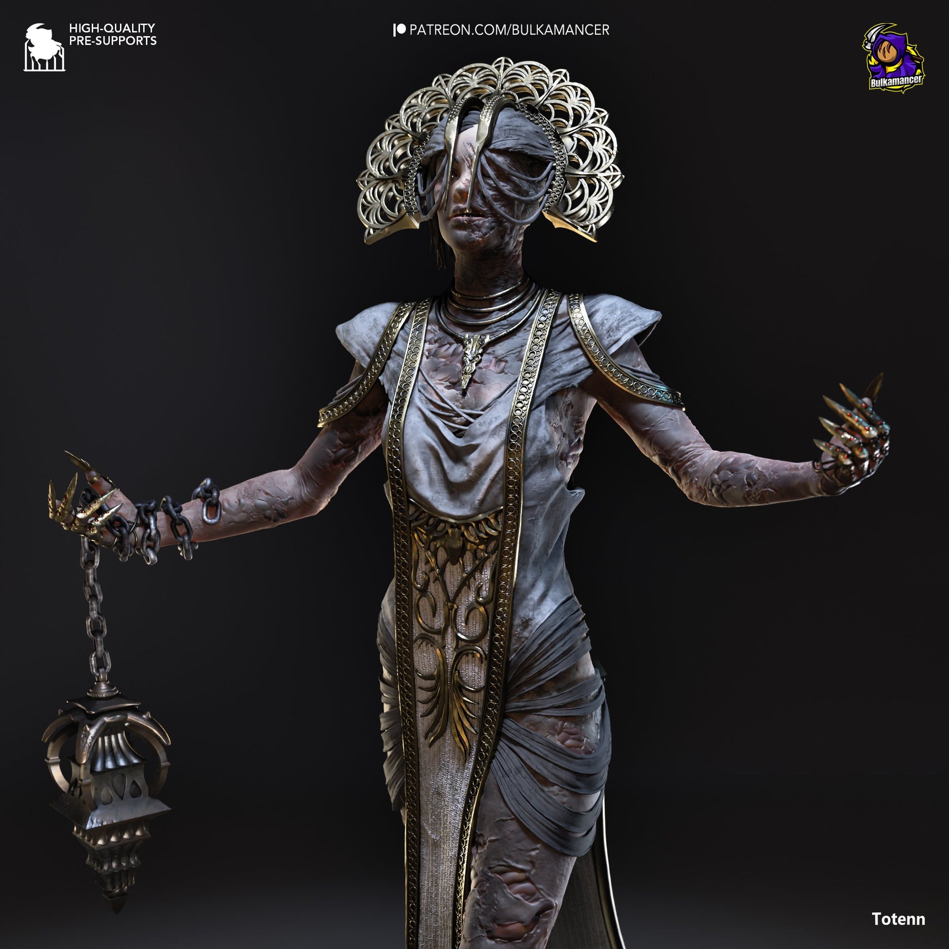 The Priestess 3d Printed Model Kit