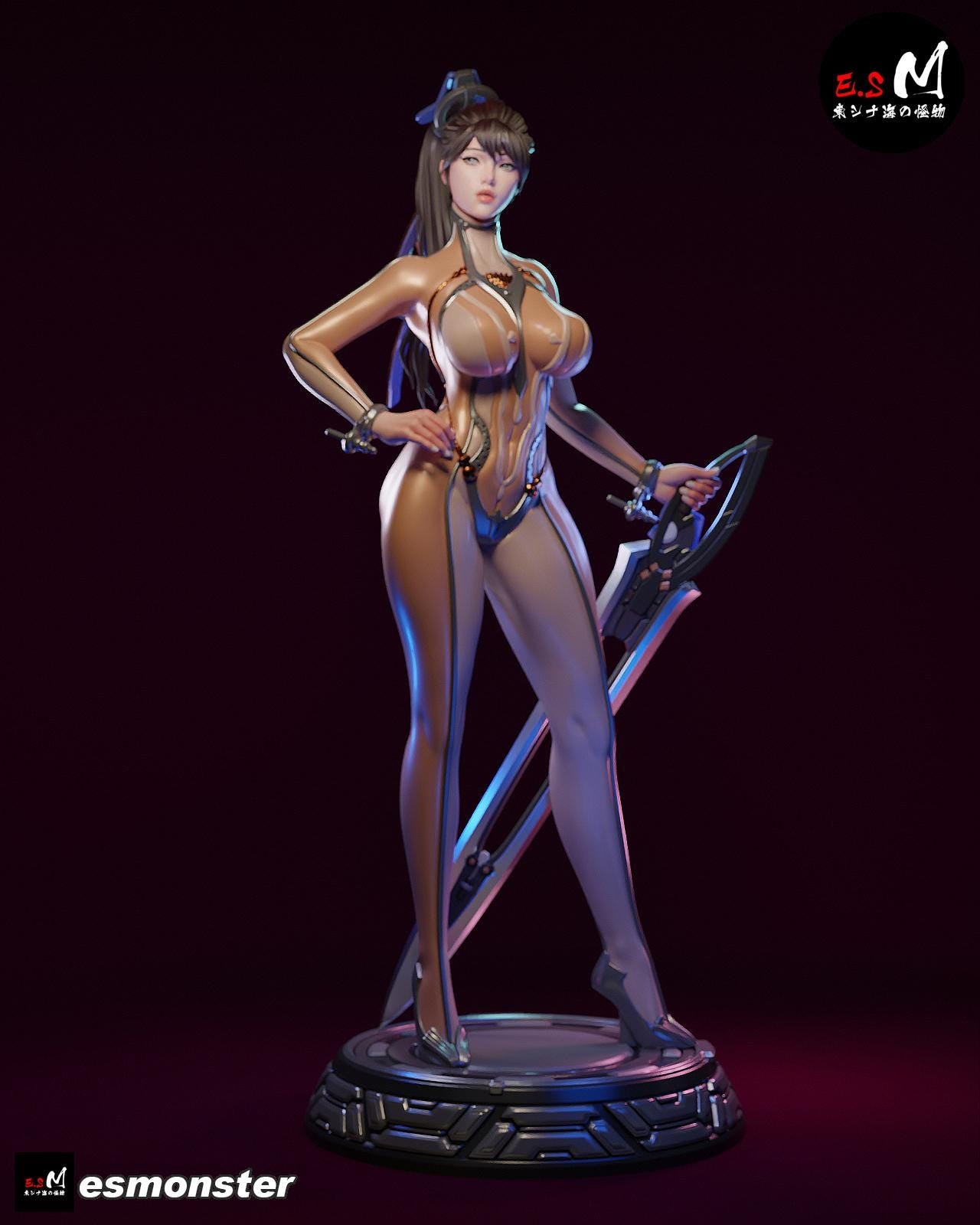 Skin Suit Eve 3d Printed Model Kit