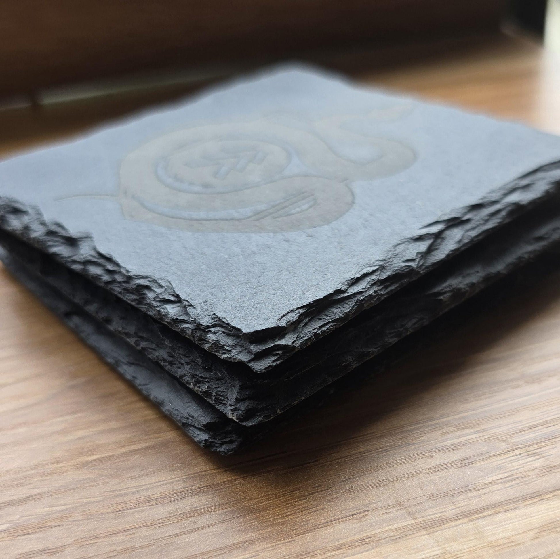 Custom Engraved Slate Coasters