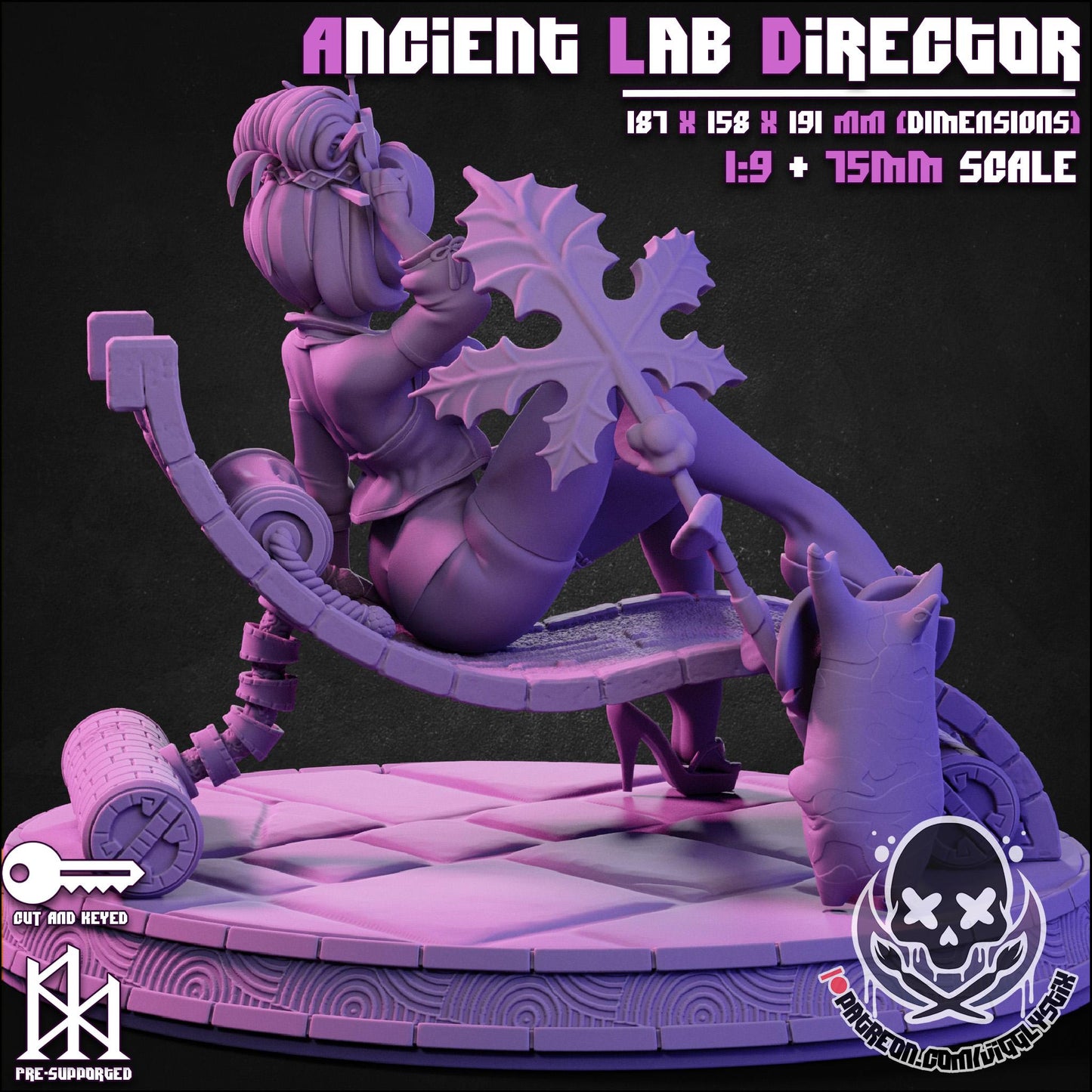 Lab Director Pinup 3d Printed Model Kit