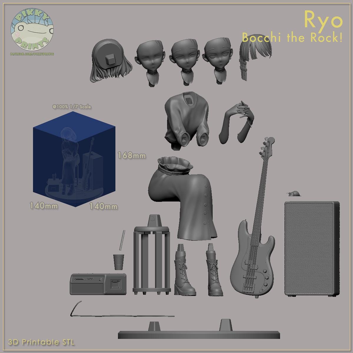 Ryo 3d Printed Model Kit