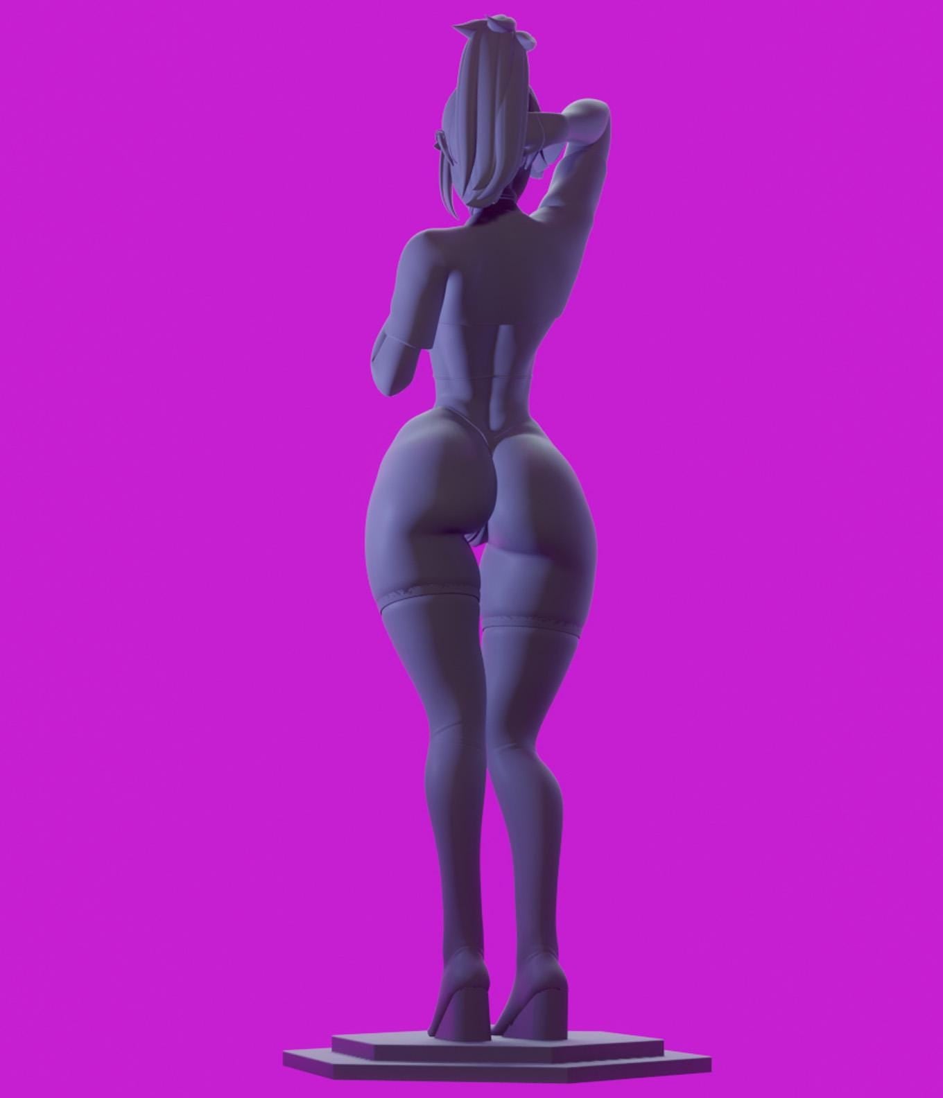 Goth EGirl 3d Printed Model Kit