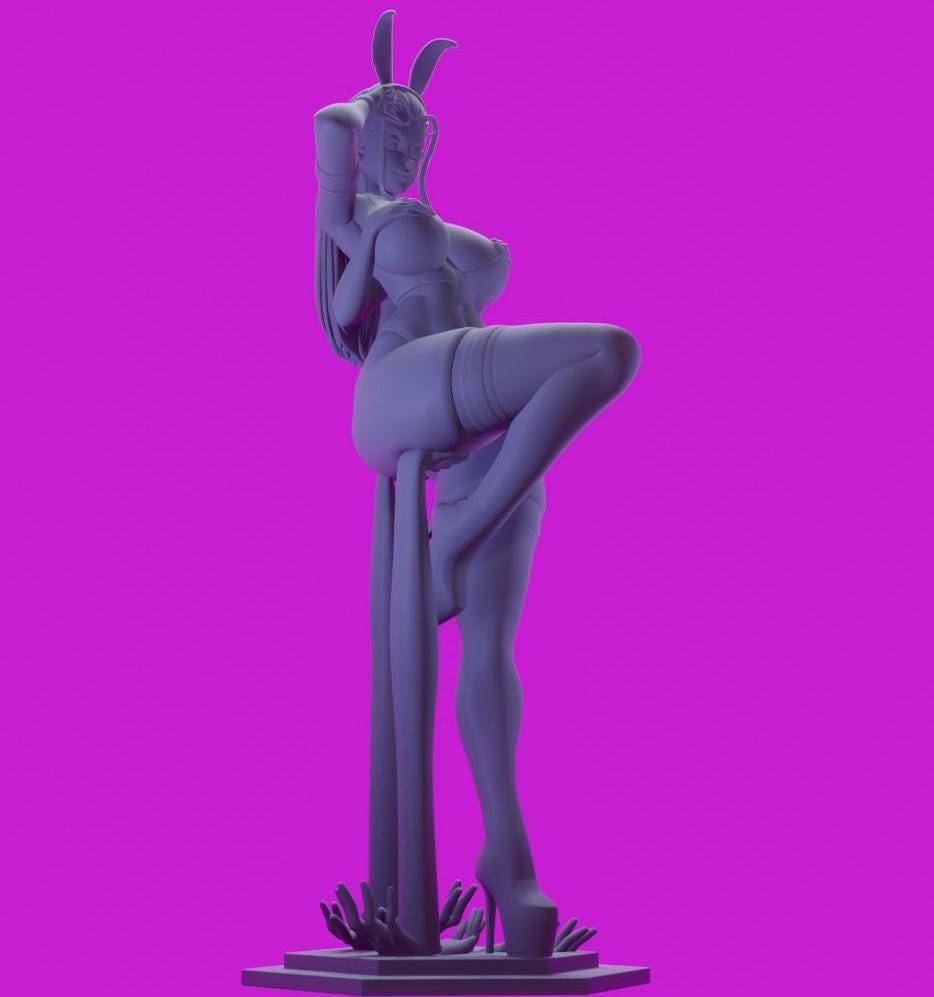 Handsy Pirate Bunny 3d Printed Model Kit