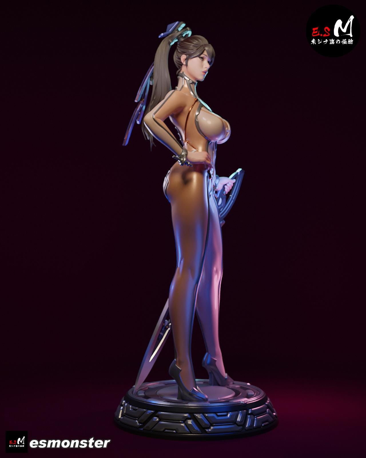 Skin Suit Eve 3d Printed Model Kit