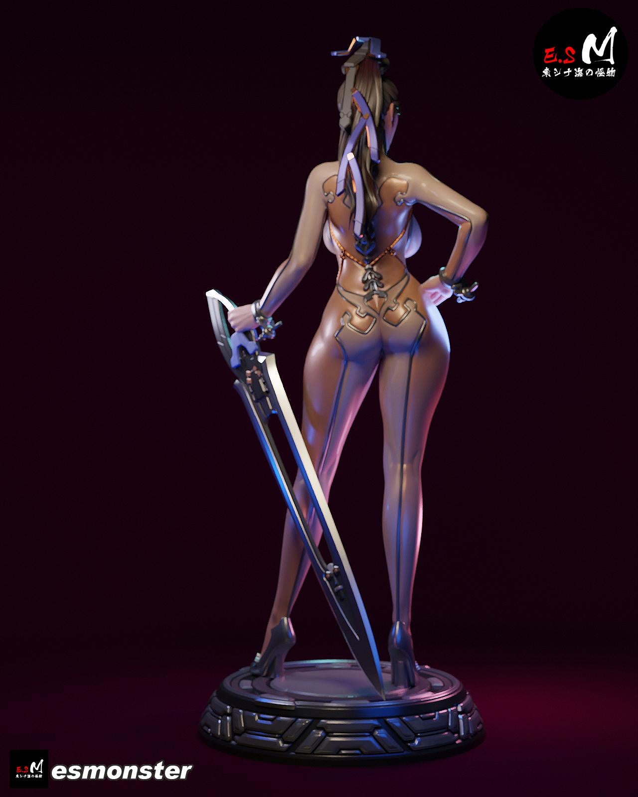 Skin Suit Eve 3d Printed Model Kit