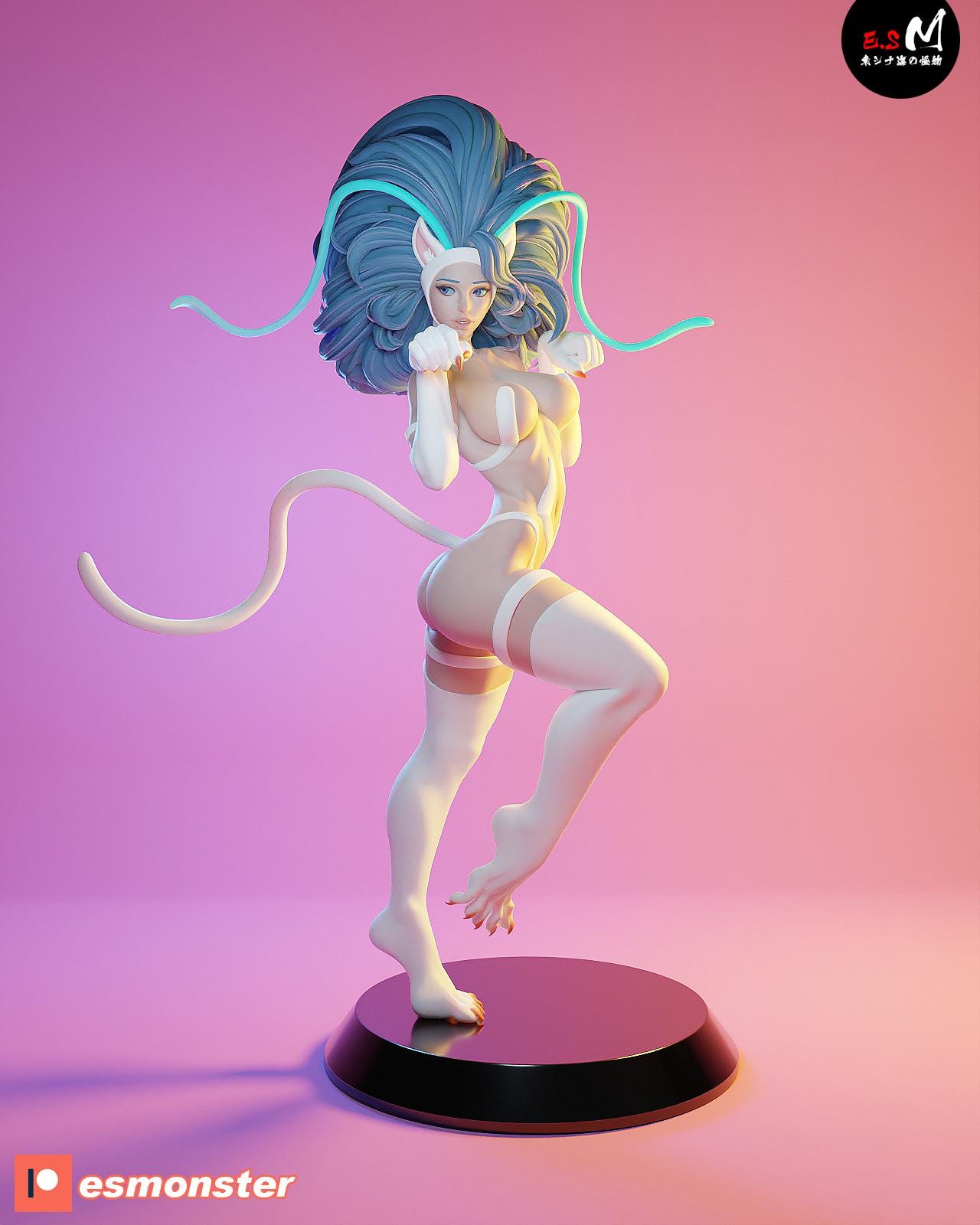 Cat Fighter 3d Printed Model Kit