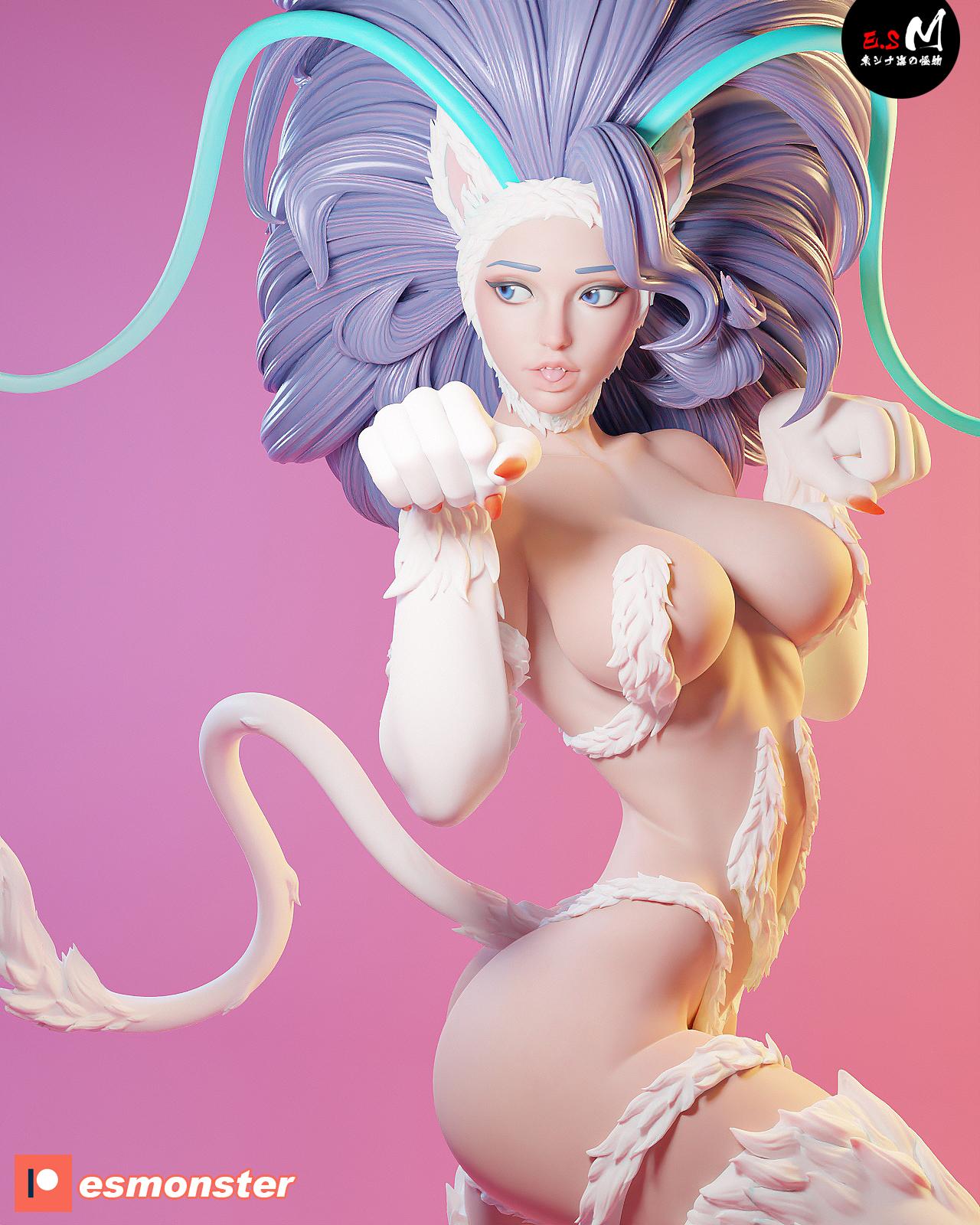 Cat Fighter 3d Printed Model Kit