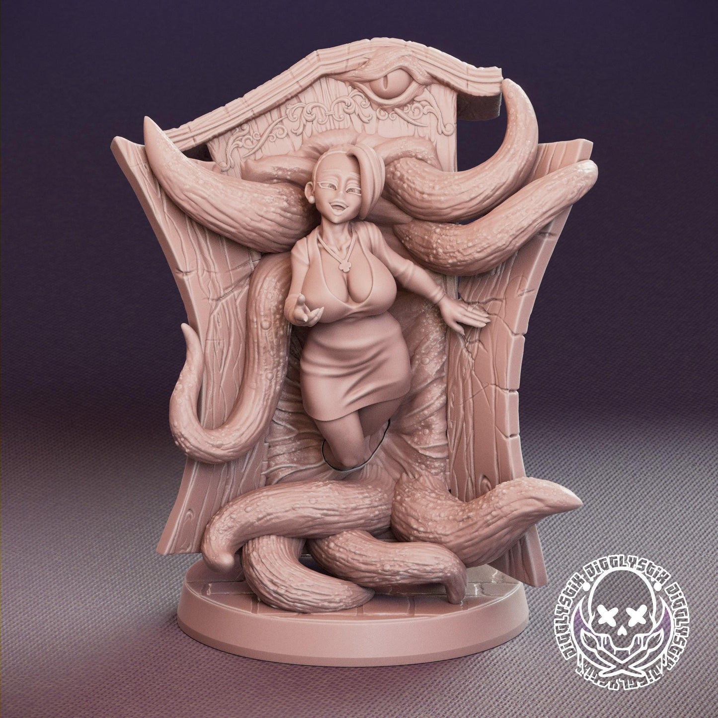 Mimic Girls 3d Printed Miniatures 75mm