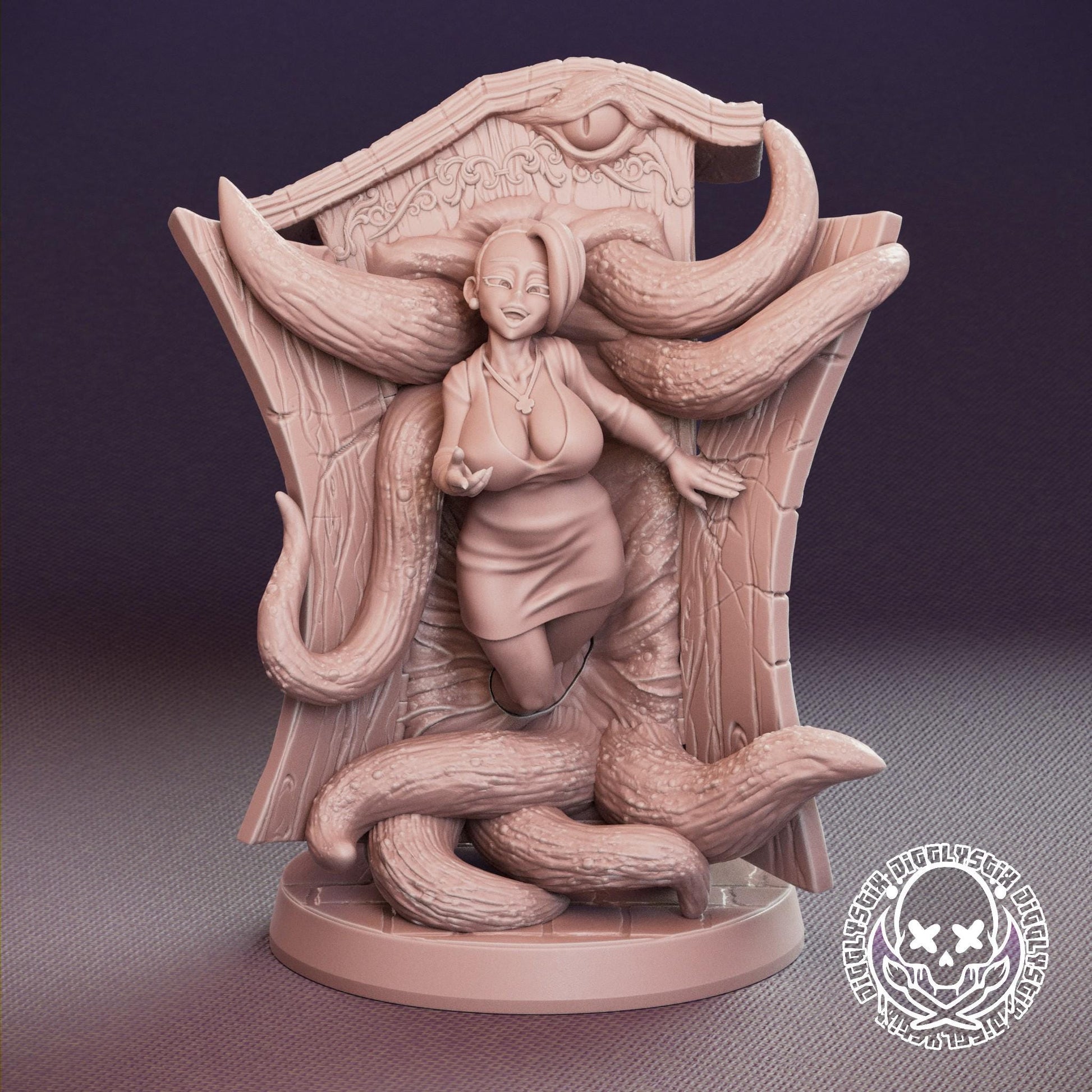 Mimic Girls 3d Printed Miniatures 75mm