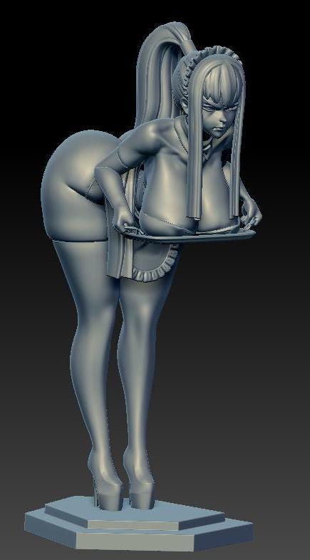 Self Serve Maid 3d Printed Pinup Model Kit