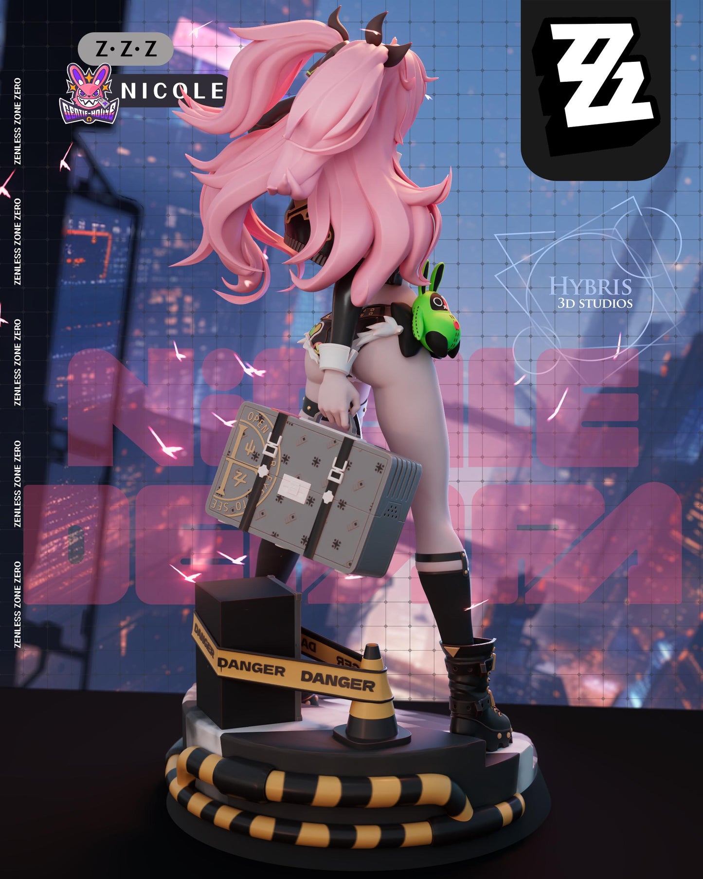 Nicole Zenless Zone Zero 3d Printed Model Kit