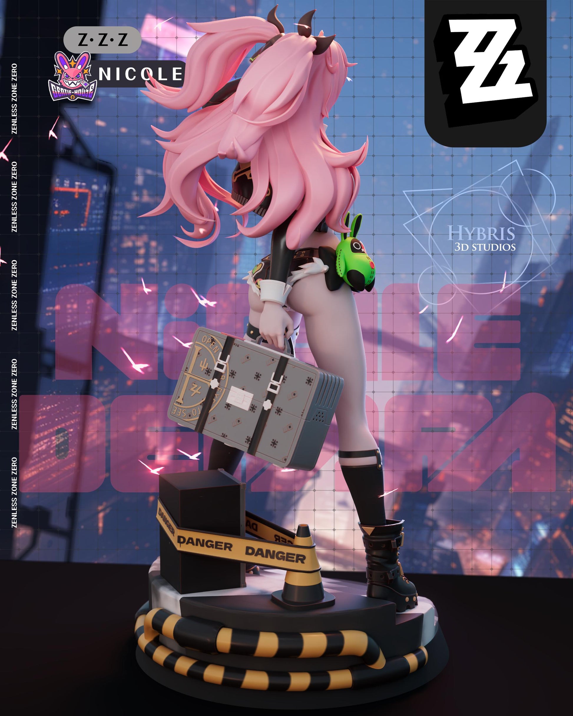 Nicole Zenless Zone Zero 3d Printed Model Kit