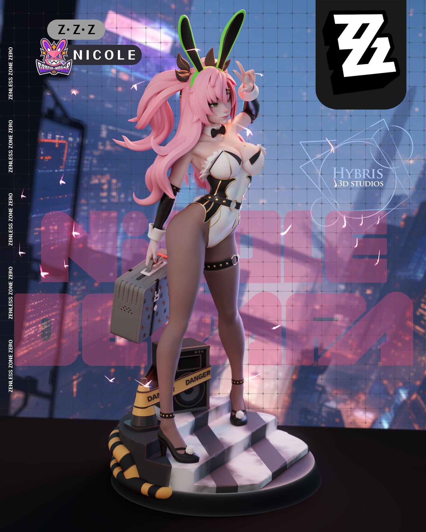 Nicole Zenless Zone Zero 3d Printed Model Kit