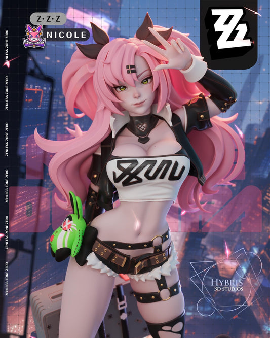 Nicole Zenless Zone Zero 3d Printed Model Kit