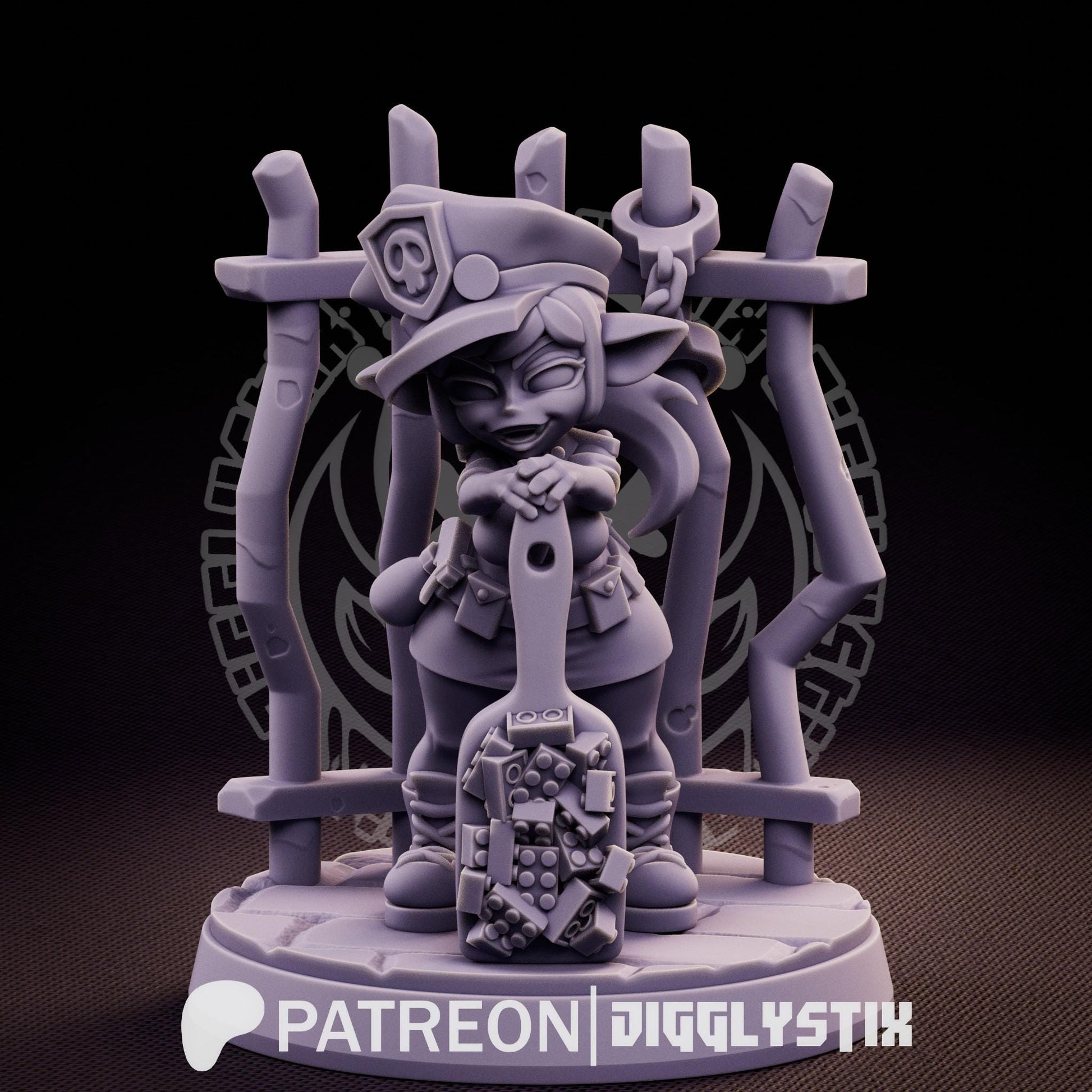 Bonk Police 3d Printed Miniatures 75mm