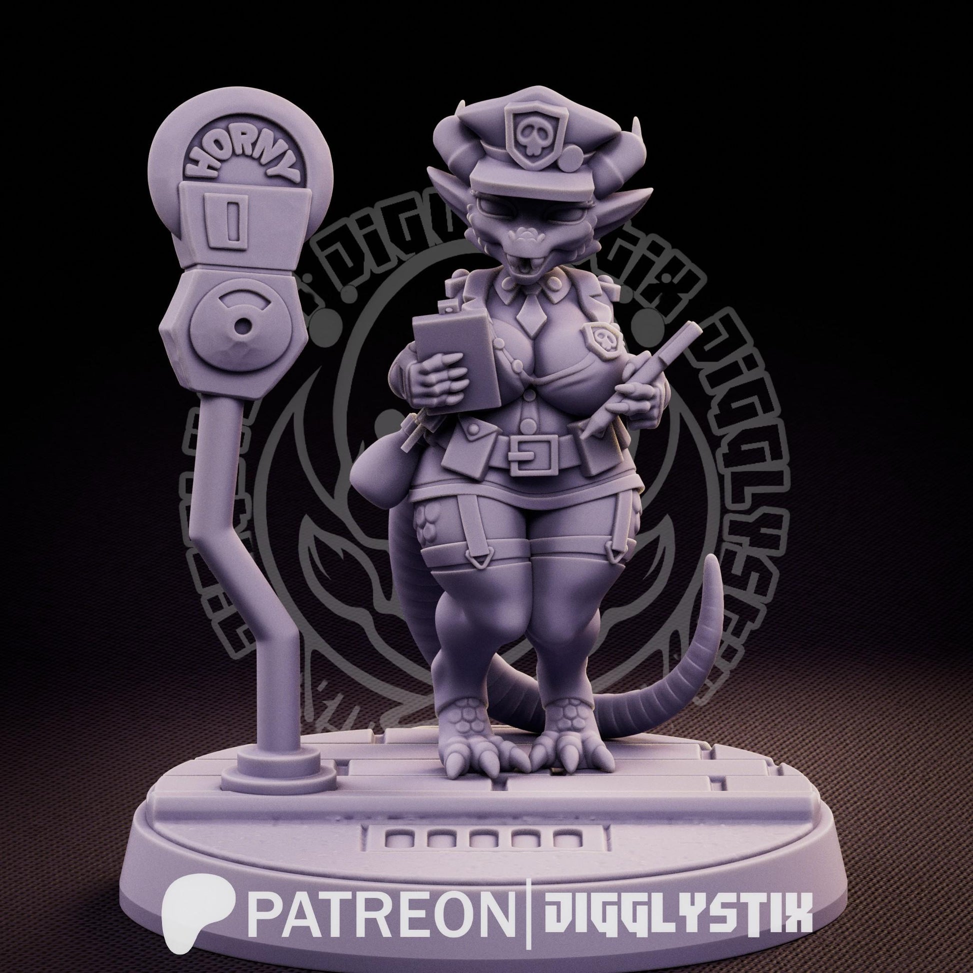 Bonk Police 3d Printed Miniatures 75mm