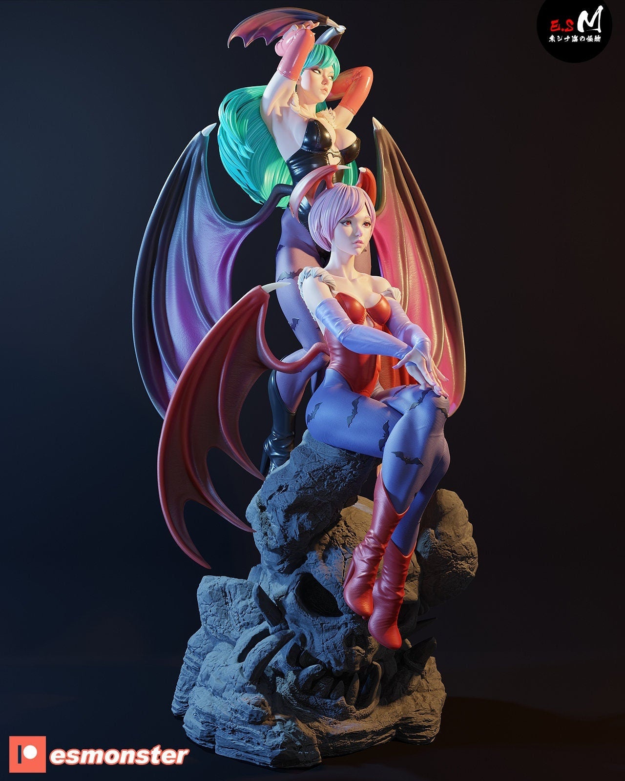 Succubus Duo 3d Printed Model Kit