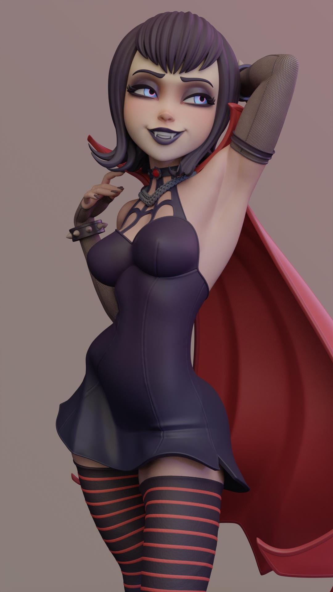 Goth Vampire 3d Printed Model Kit