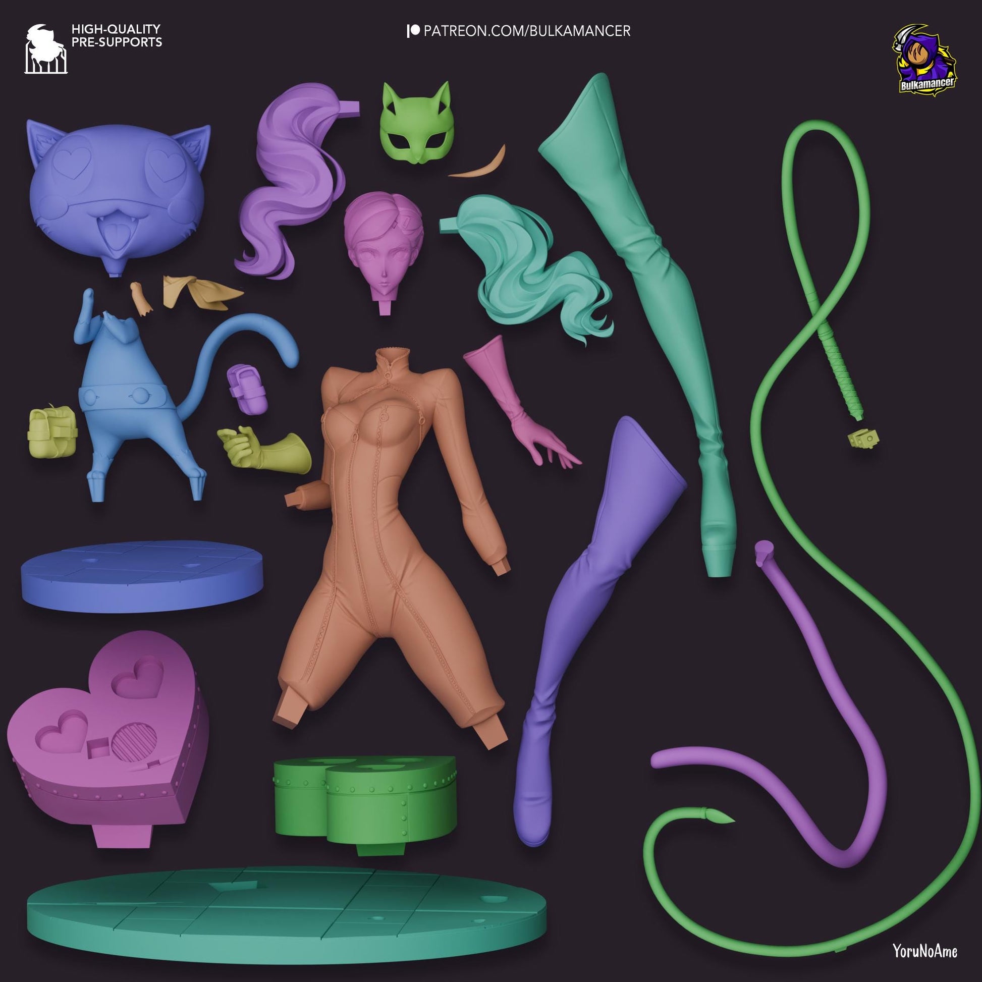 Latex Thief 3d Printed Model Kit