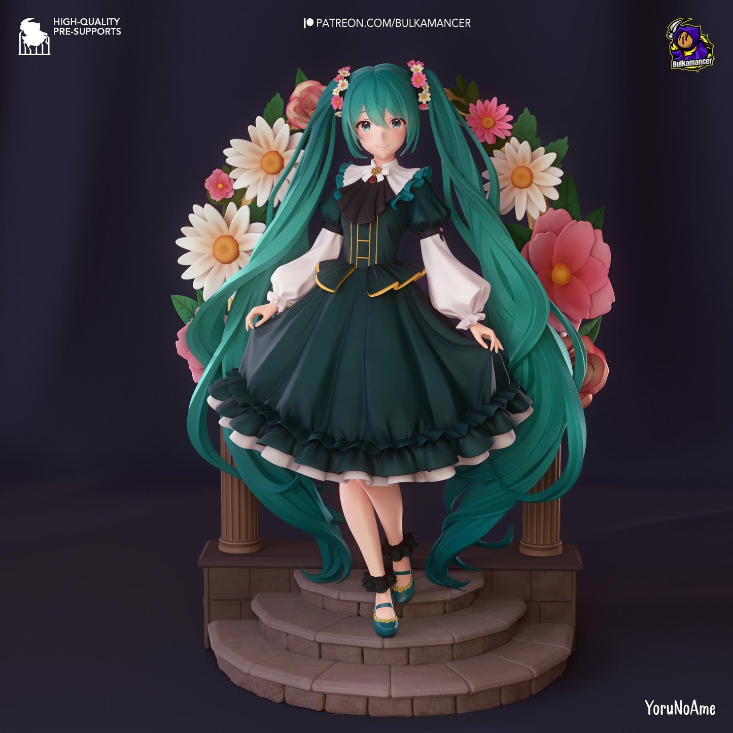 Flower Diva 3d Printed Model Kit