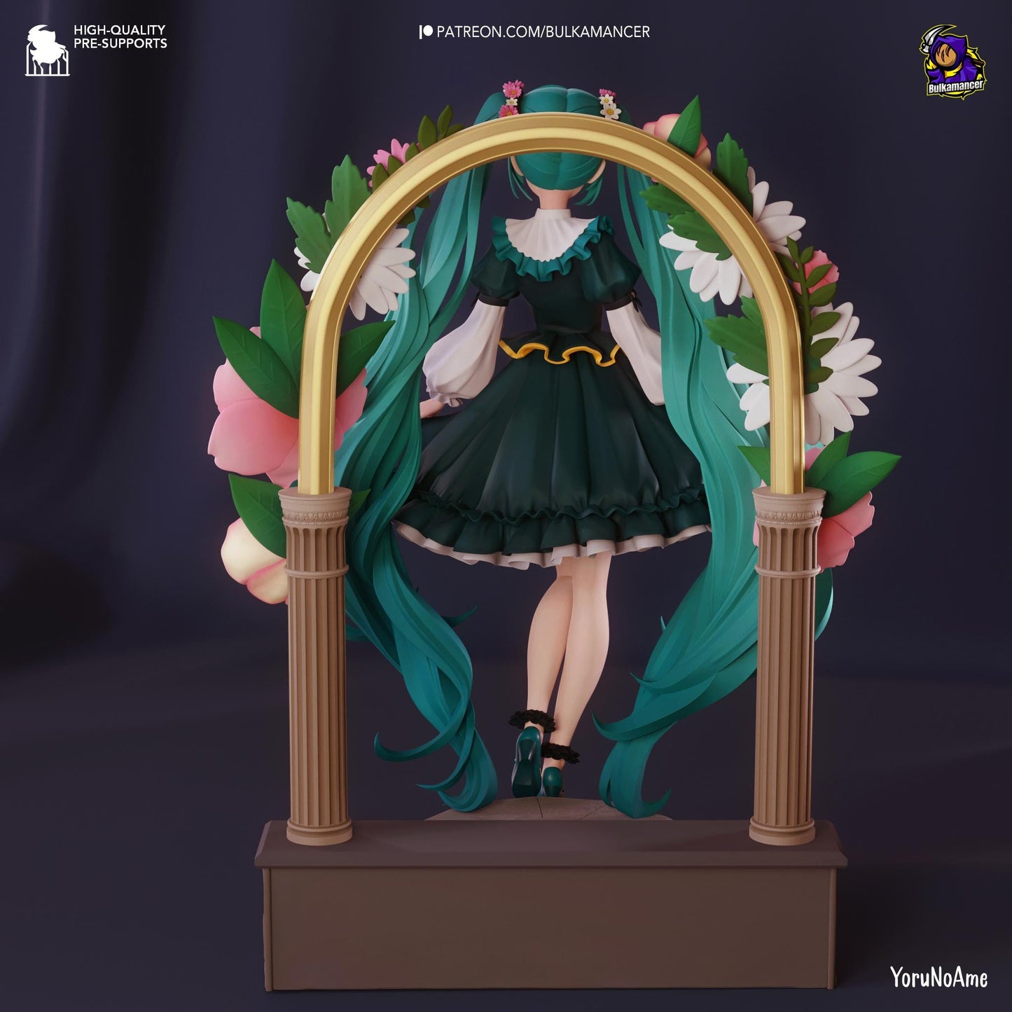 Flower Diva 3d Printed Model Kit