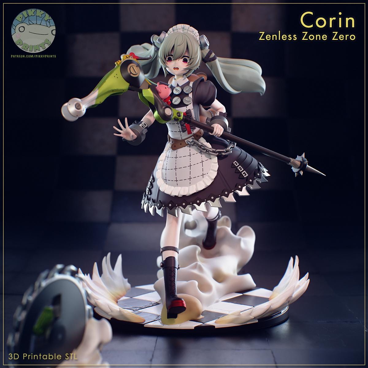 Zenless Zone Zero Corin 3d Printed Model Kit