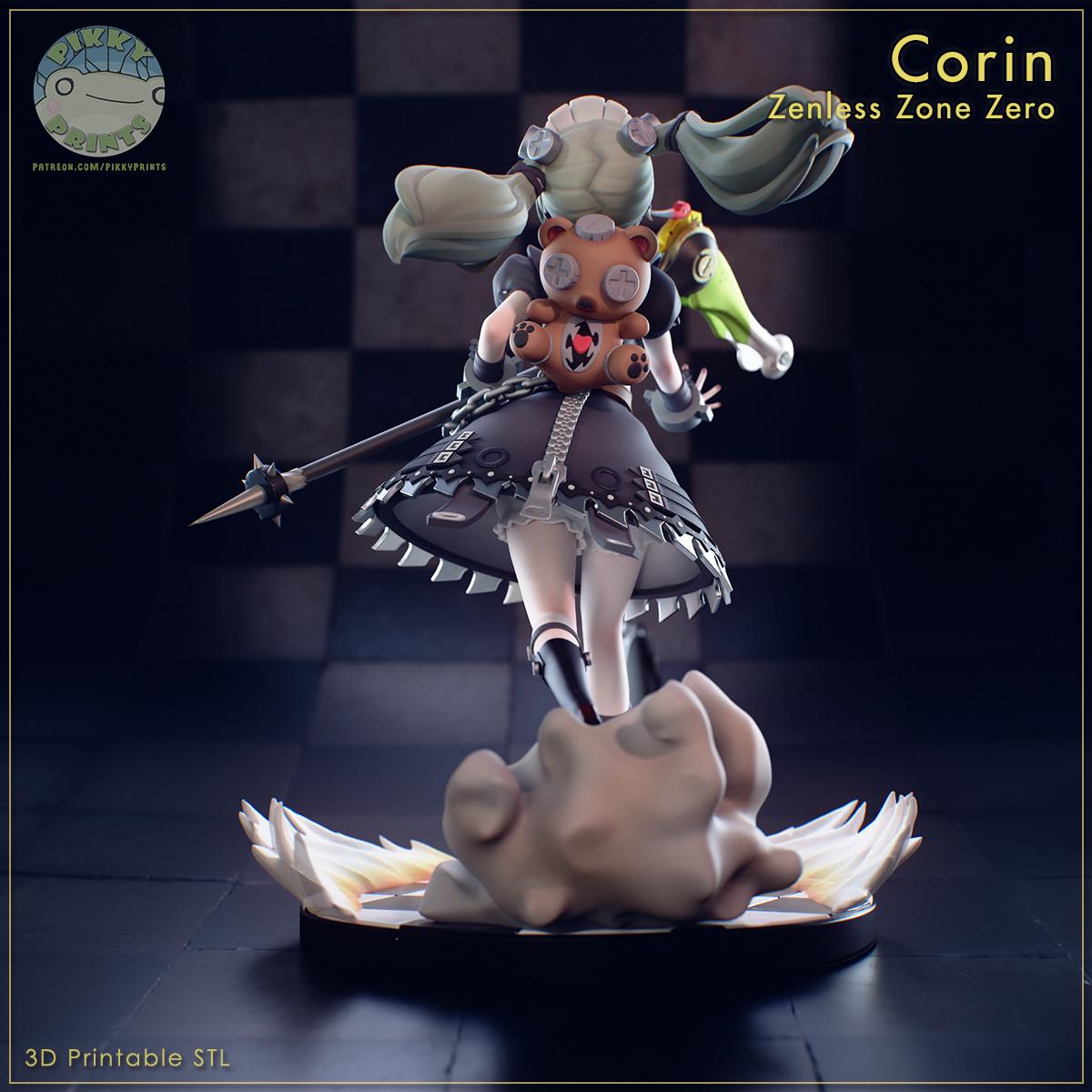 Zenless Zone Zero Corin 3d Printed Model Kit