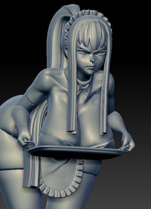 Self Serve Maid 3d Printed Pinup Model Kit