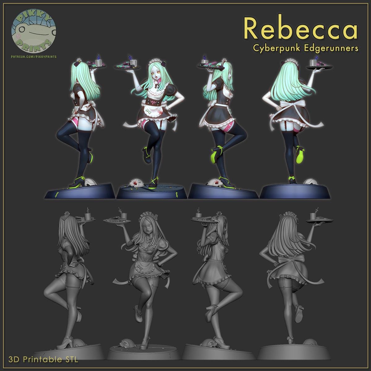 Maid Becca 3d Printed Model Kit
