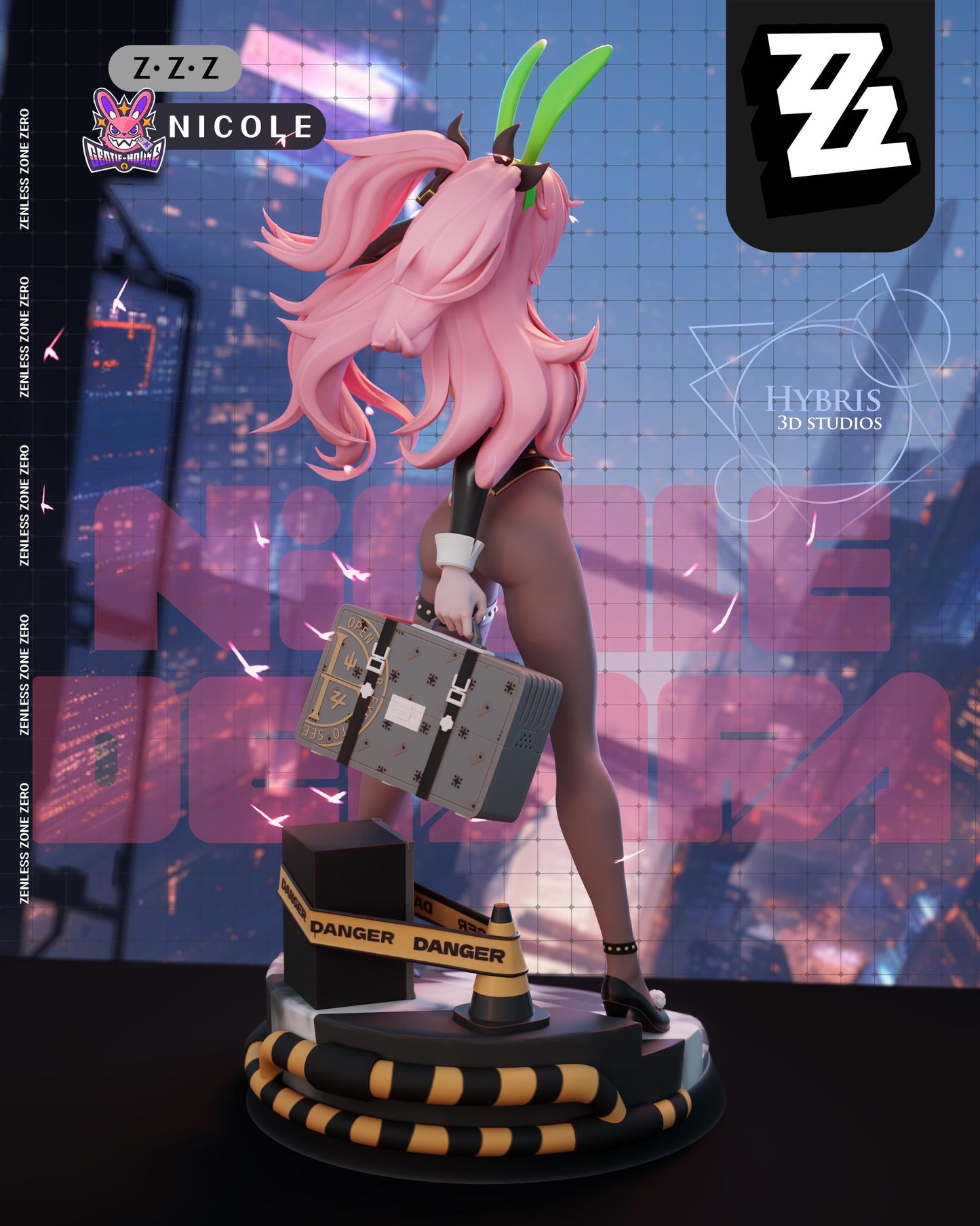Nicole Zenless Zone Zero 3d Printed Model Kit
