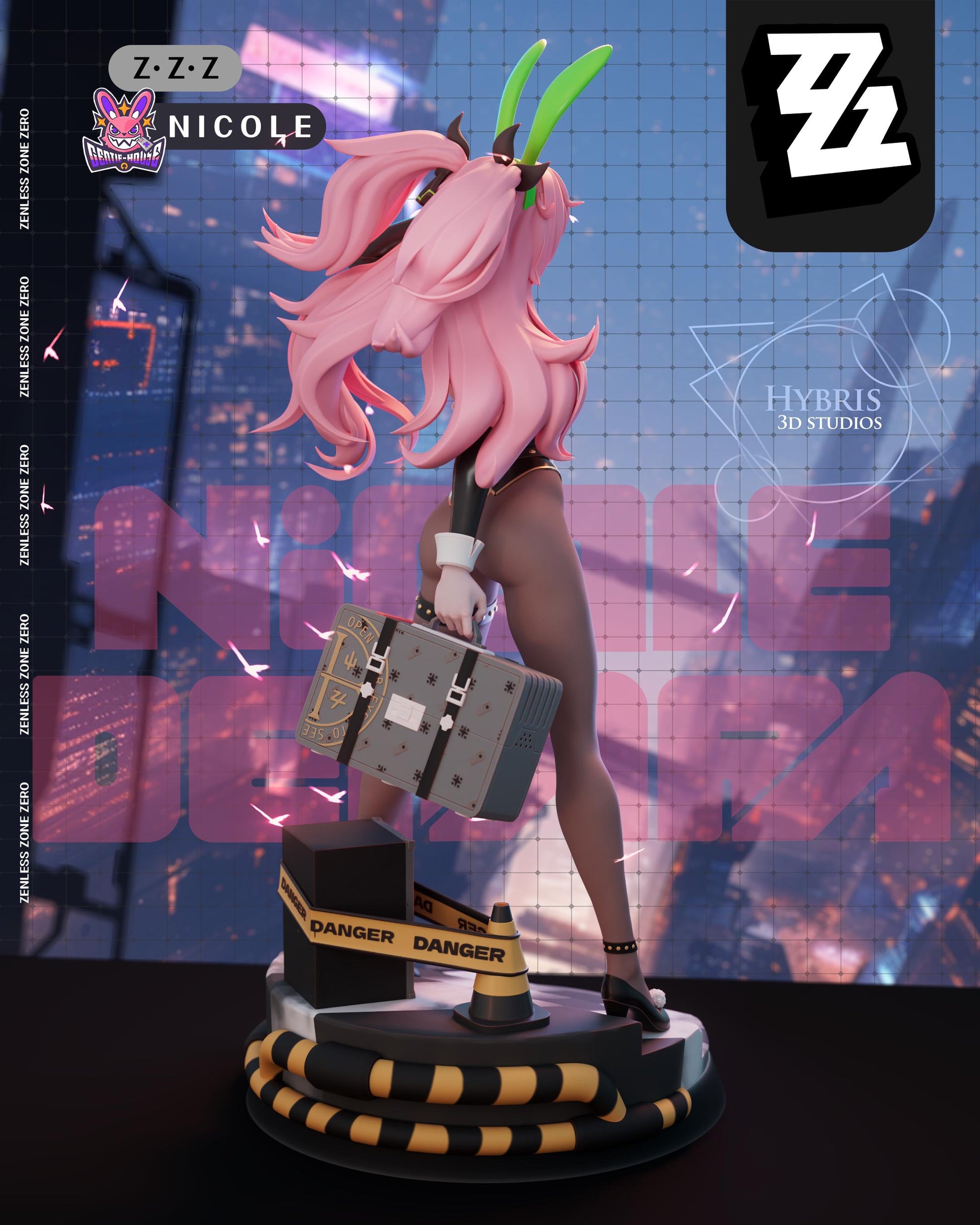 Nicole Zenless Zone Zero 3d Printed Model Kit