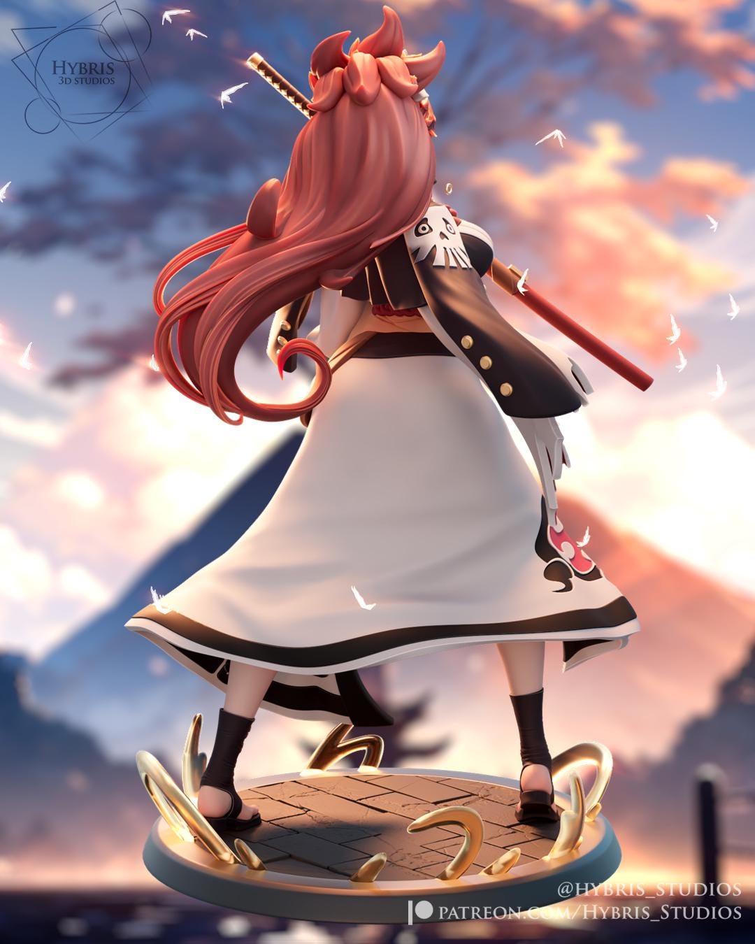 One Armed Samurai 3d Printed Model Kit