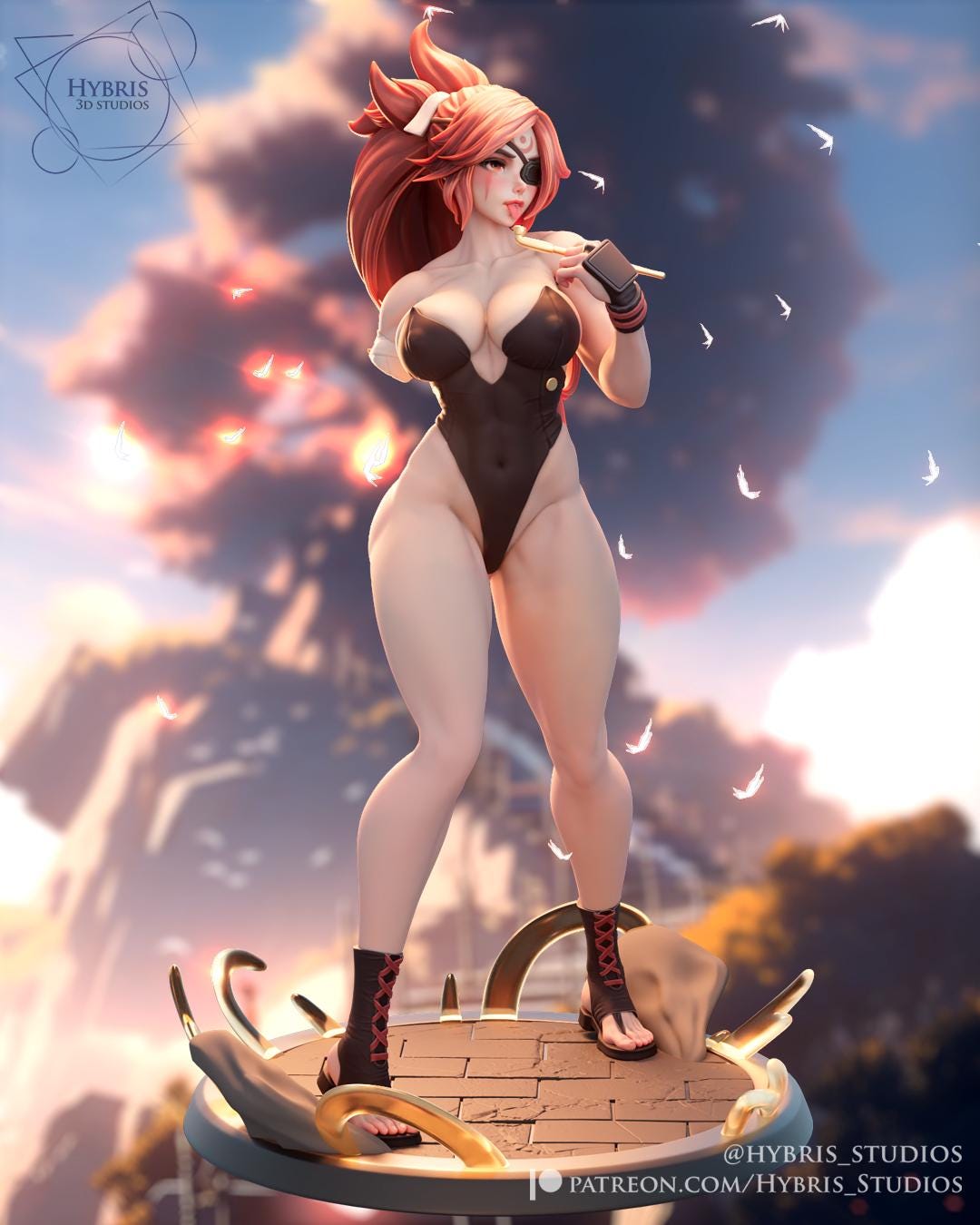 One Armed Samurai 3d Printed Model Kit