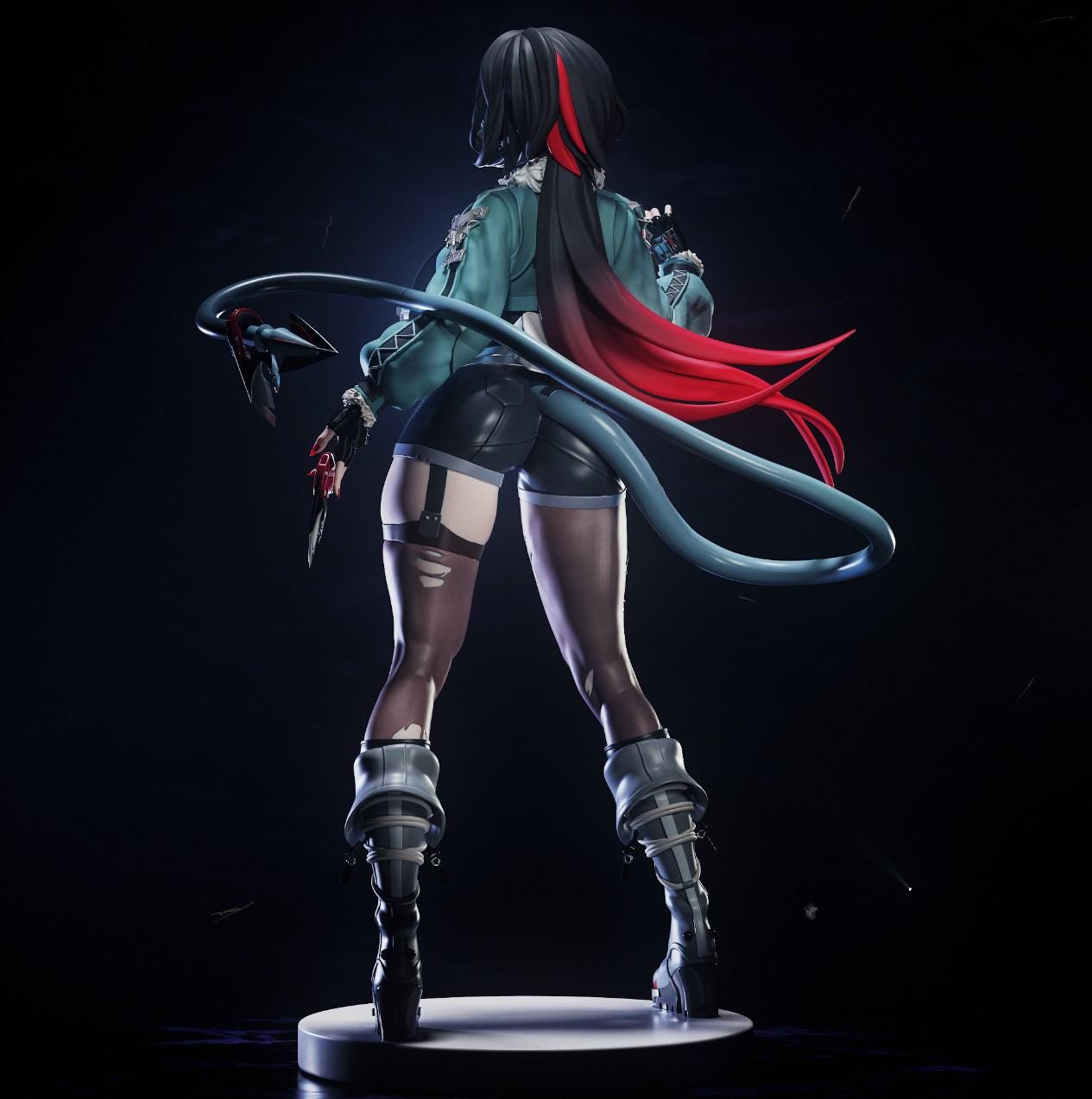 Jane Doe Zenless Zone Zero 3d Printed Model Kit