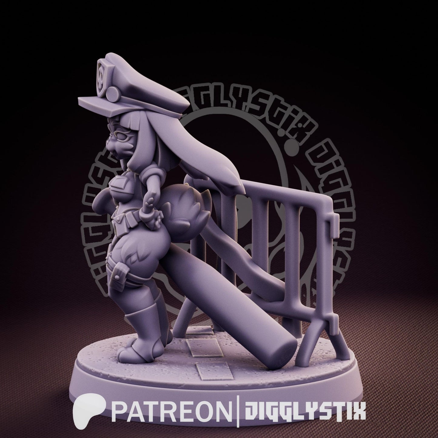 Bonk Police 3d Printed Miniatures 75mm