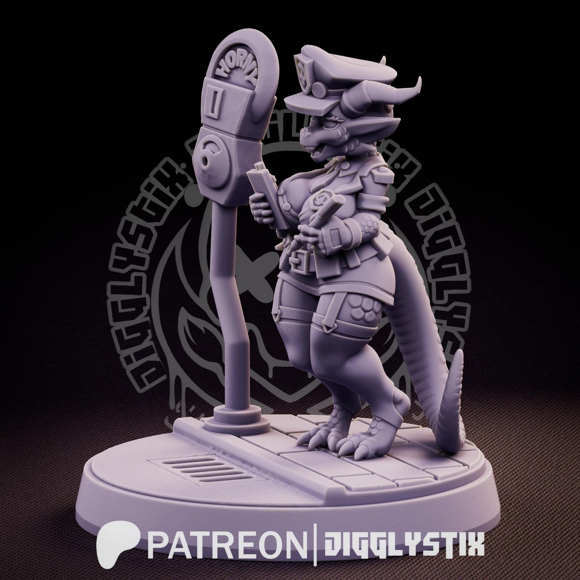 Bonk Police 3d Printed Miniatures 75mm