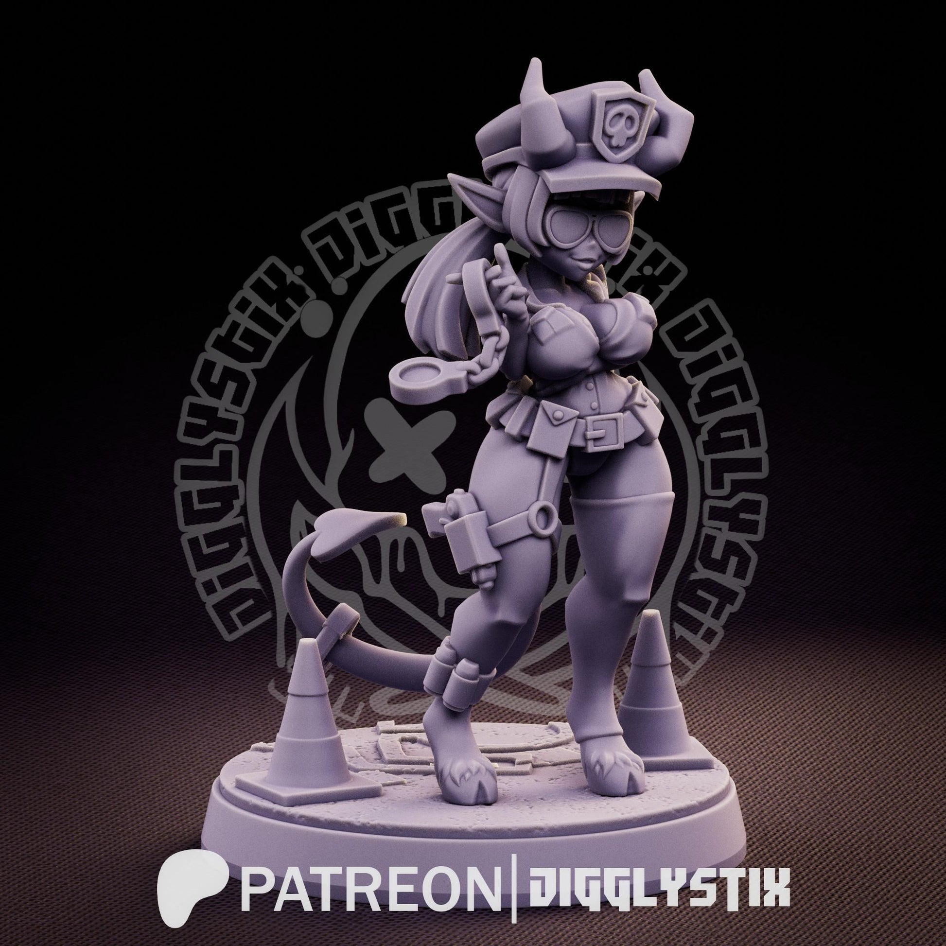 Bonk Police 3d Printed Miniatures 75mm