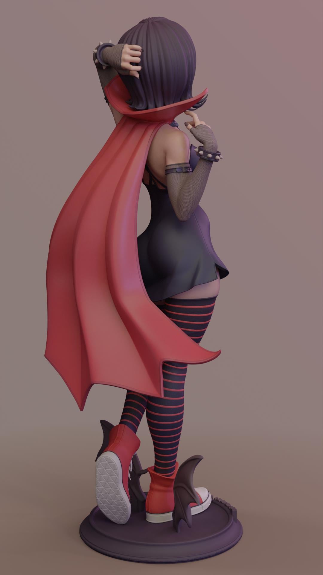 Goth Vampire 3d Printed Model Kit