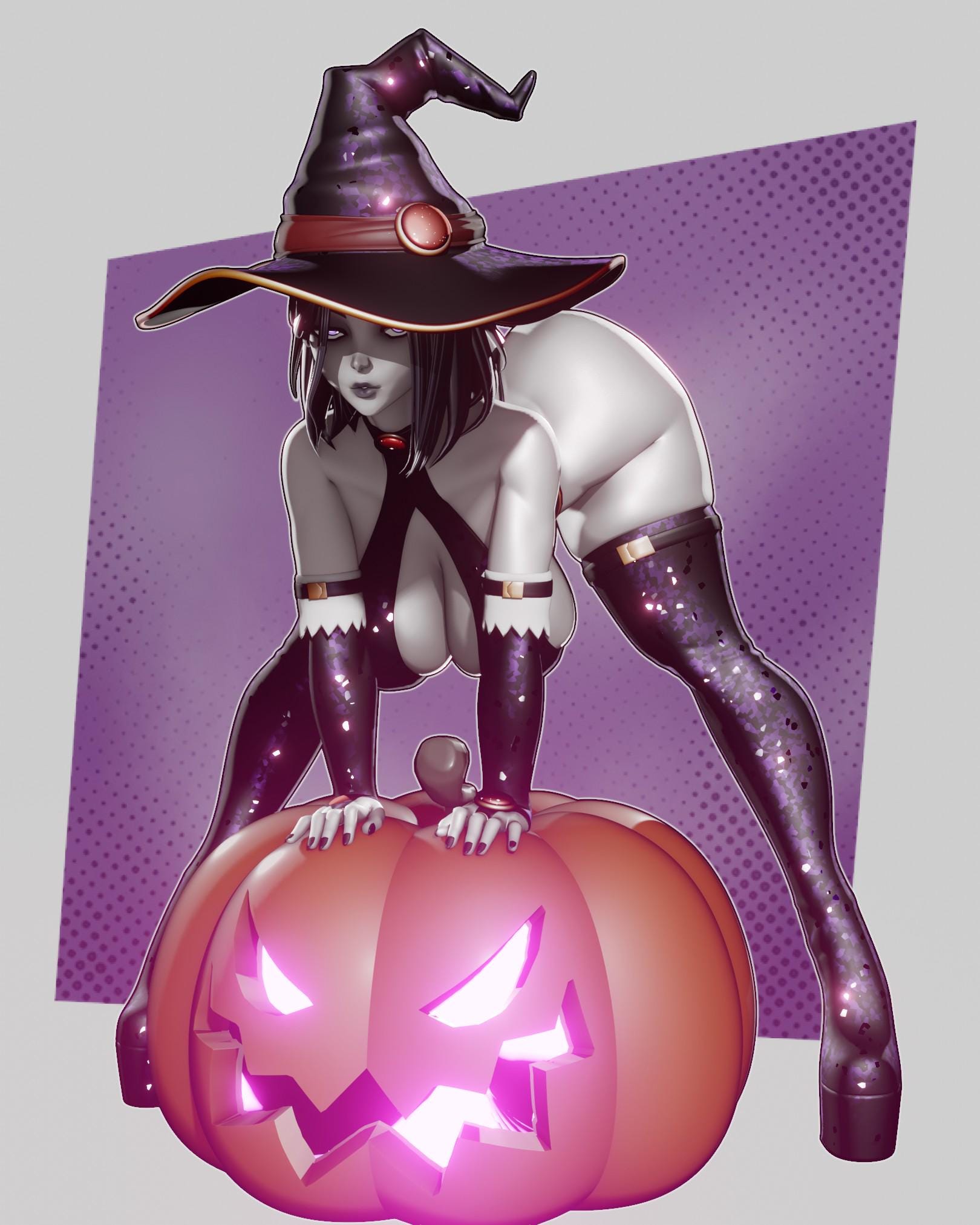 Rae Rae Witch 3d Printed Model Kit