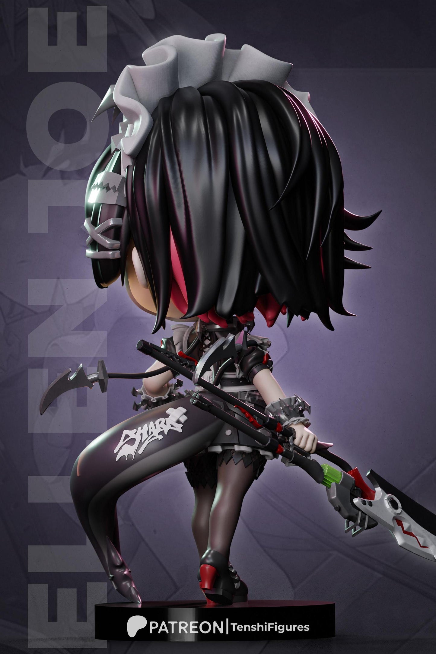 Ellen Joe Chibi Zenless Zone Zero 3d Printed Model Kit