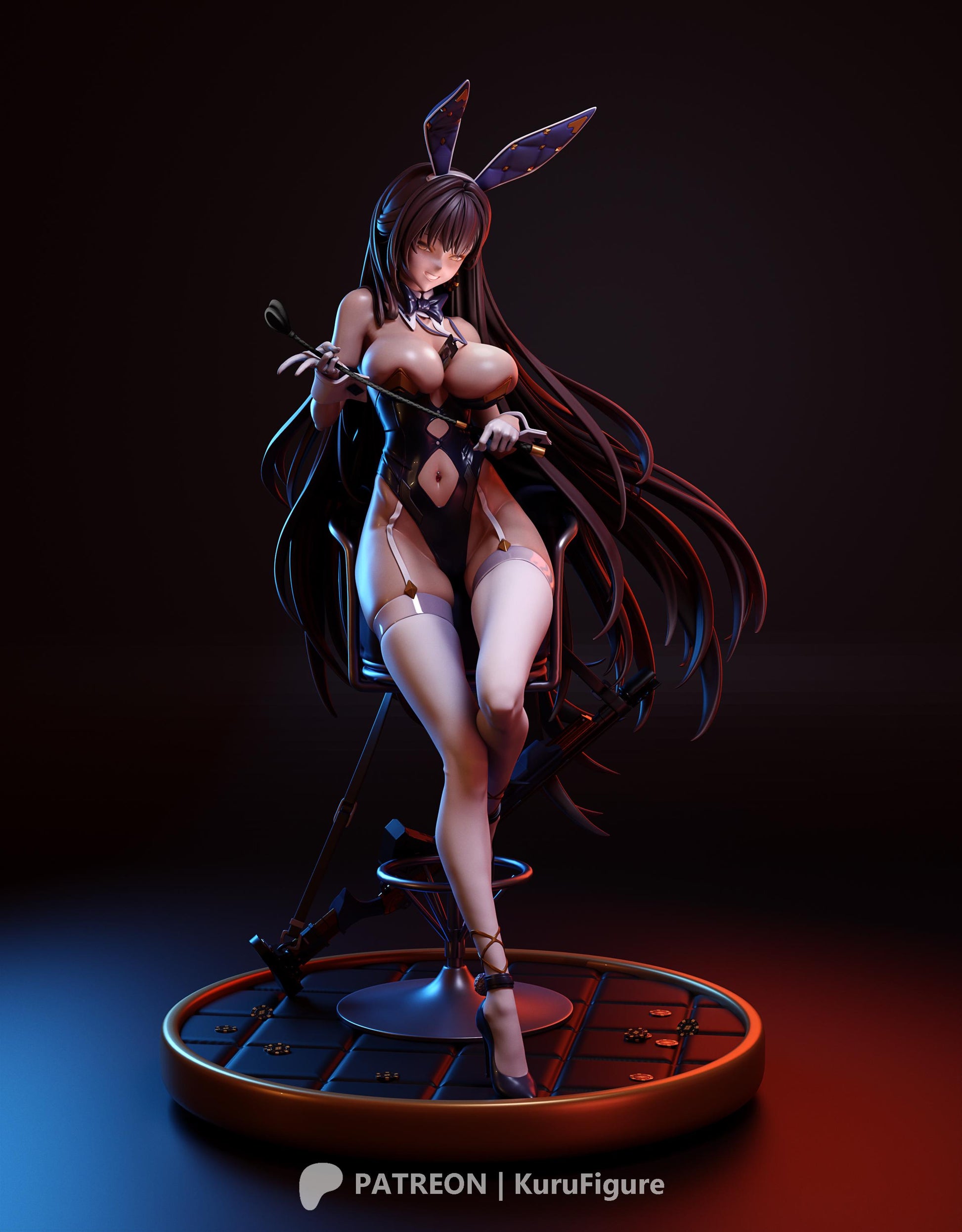 Marciana Nikke Bunny Girl 3d Printed Model Kit