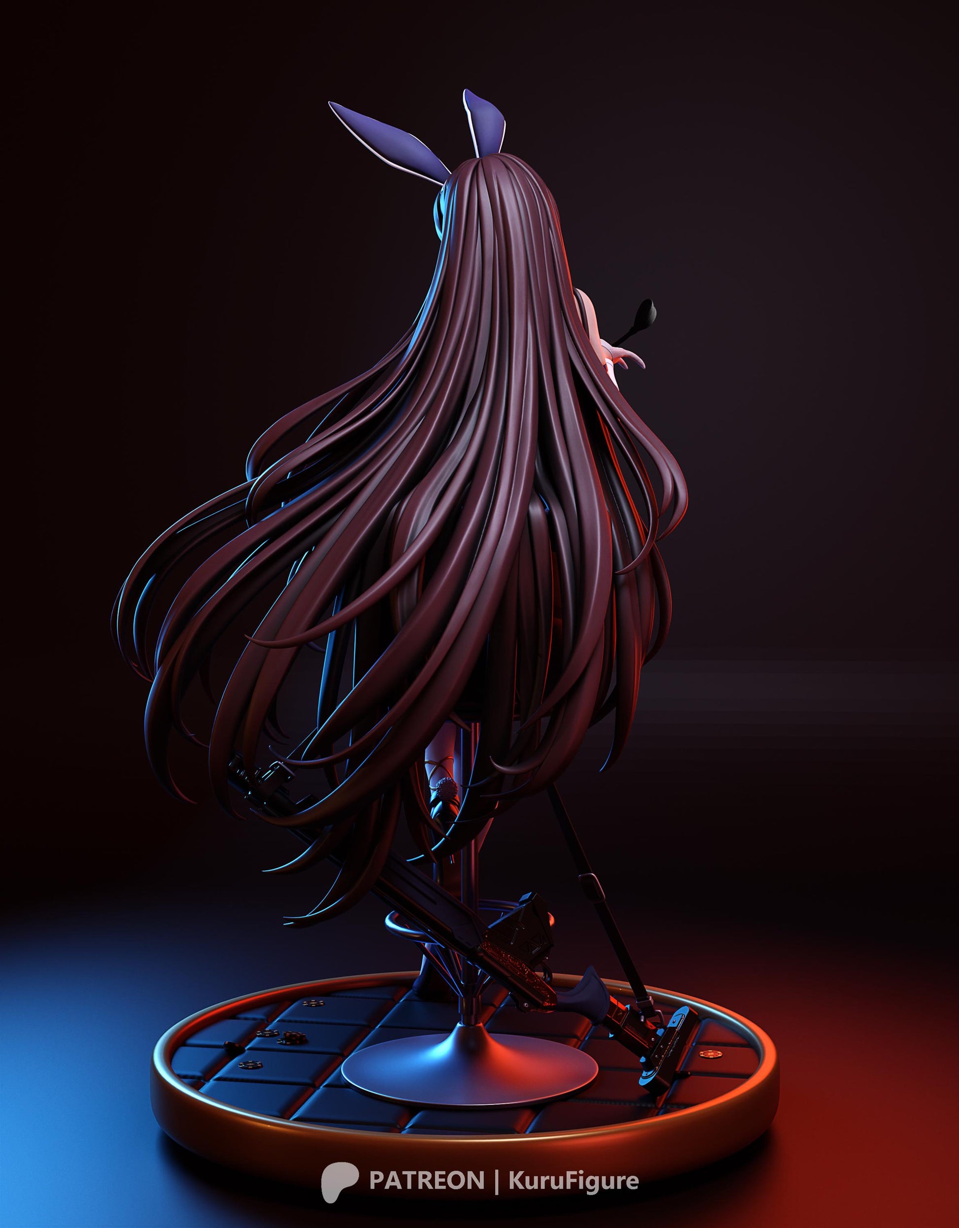 Marciana Nikke Bunny Girl 3d Printed Model Kit