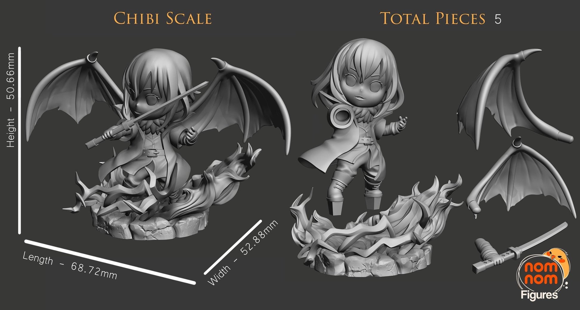 Slime Demon Lord 3d Printed Miniature