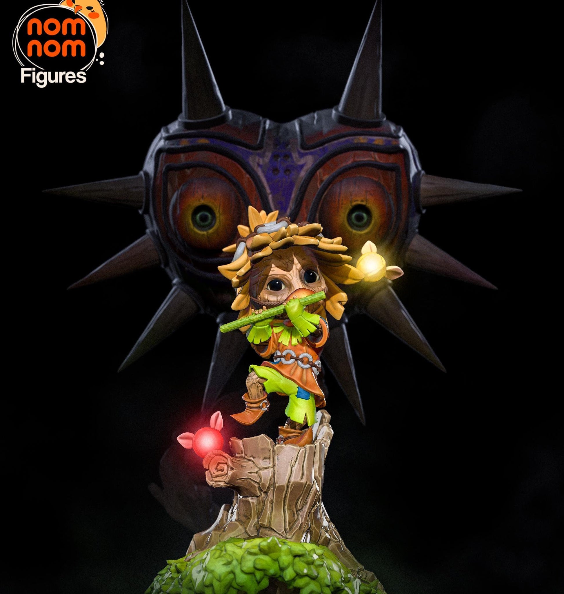 Skull Kid 3d Printed Model Kit