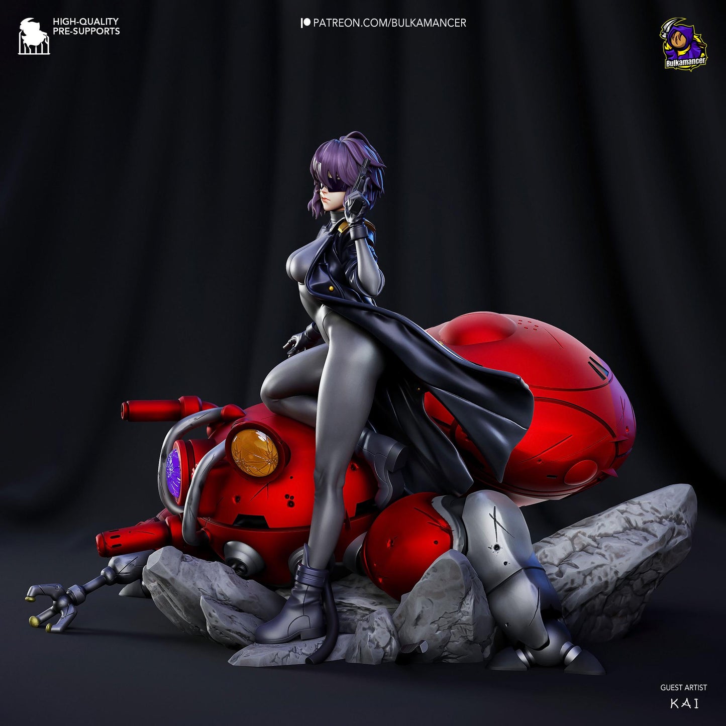 Major Diorama 3d Printed Model Kit