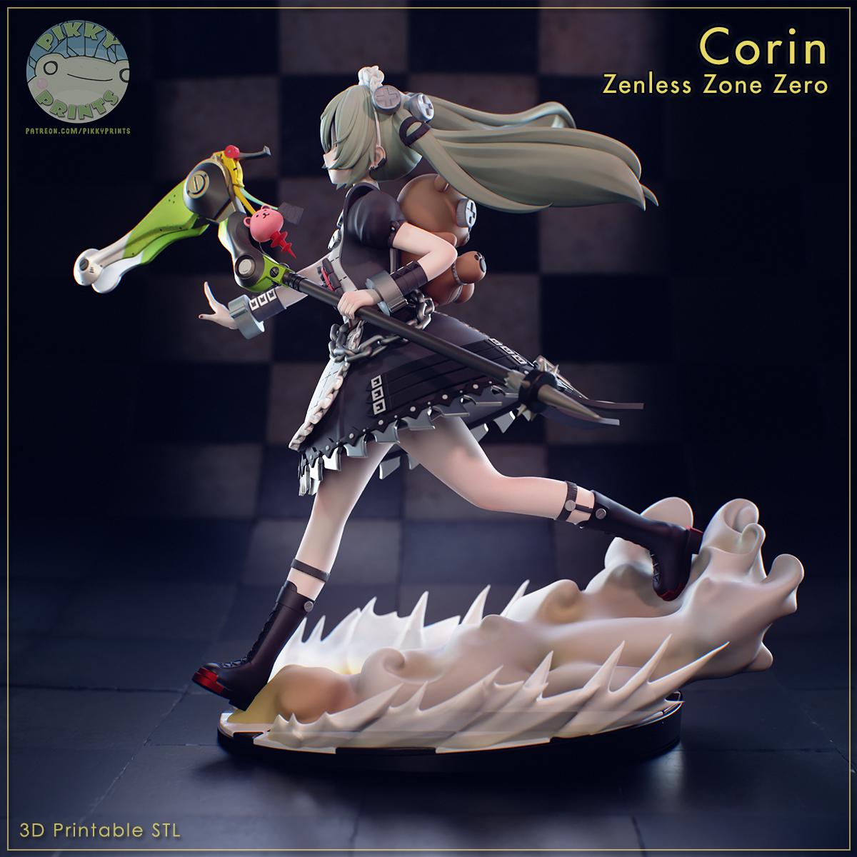 Zenless Zone Zero Corin 3d Printed Model Kit