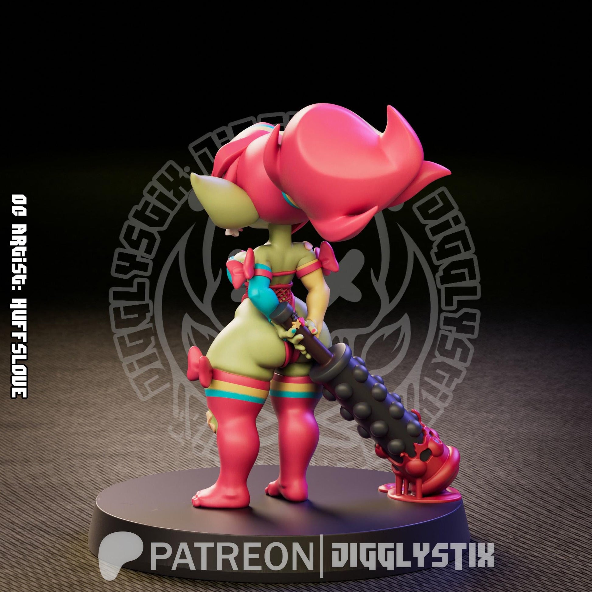 Candy Goblin 3d Printed Miniature 75mm