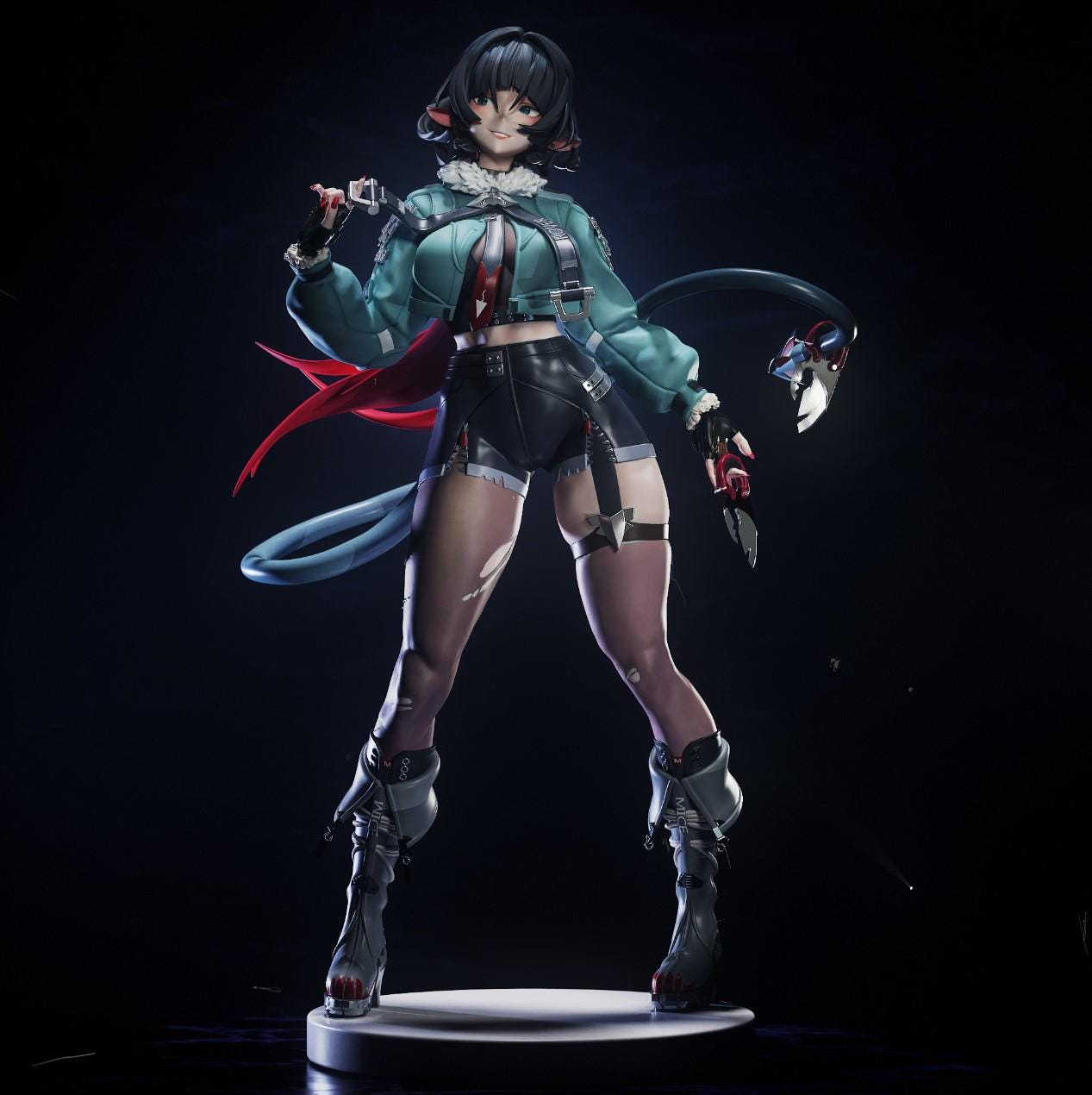 Jane Doe Zenless Zone Zero 3d Printed Model Kit